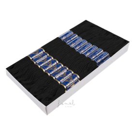 Nitarna mouliné osztott hímzőfonal - 9992 fekete