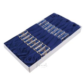 Nitarna mouliné osztott hímzőfonal - 5672 medieval kék