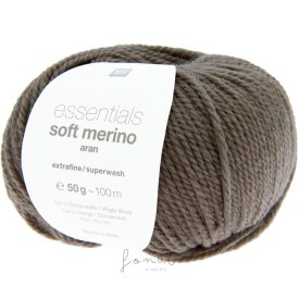  Rico Essentials Soft Merino aran 100% gyapjú fonal - 079 Taupe