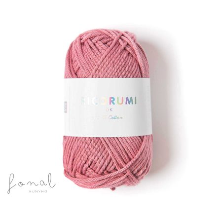Füstös rózsa Ricorumi pamut amigurumi fonal