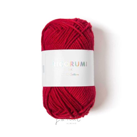 Ricorumi dk 100% pamut fonal - 029 Borvörös