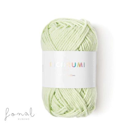 Pasztellzöld Ricorumi pamut amigurumi fonal