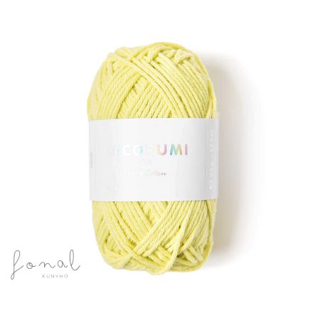 Világoszöld Ricorumi pamut amigurumi fonal