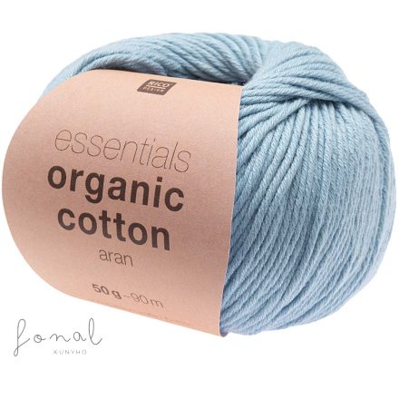 Rico Organic Cotton aran pamutfonal világoskék színben