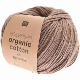   Rico Essentials Organic Cotton aran 100% pamut fonal - 013 NUGÁT