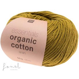 Rico Essentials Organic Cotton aran pamutfonal olívazöld színben
