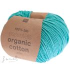 Rico Organic Cotton aran pamutfonal türkiz színben