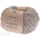 Rico Essentials Organic Cotton aran pamutfonal taupe árnyalatban