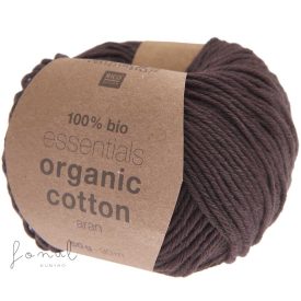   Rico Essentials Organic Cotton aran 100% pamut fonal - 026 Csokoládé