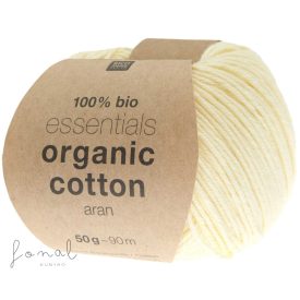   Rico Essentials Organic Cotton aran 100% pamut fonal - 033 Vanília