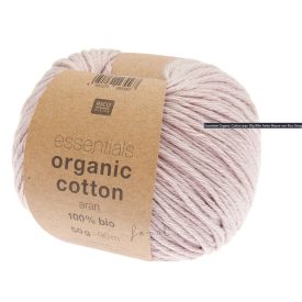 Rico Organic Cotton aran pamutfonal mályva színben