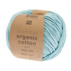 Rico Organic Cotton aran pamutfonal akvamarin árnyalatban