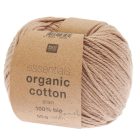 Rico Organic Cotton aran pamutfonal nugátos krémbarna színben