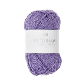 Ricorumi Twinkly Twinkly dk 99% pamut fonal - 011 Lila