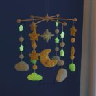 Ricorumi dk 100% pamut fonal - 001 Foszforeszkáló fonal