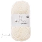 Rico Baby Cotton Soft dk pamut babafonal - 001 Fehér