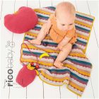 Denim árnyalatú Rico Baby Cotton Soft babafonal