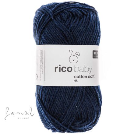 Tengerészkék Rico Baby Cotton Soft babafonal