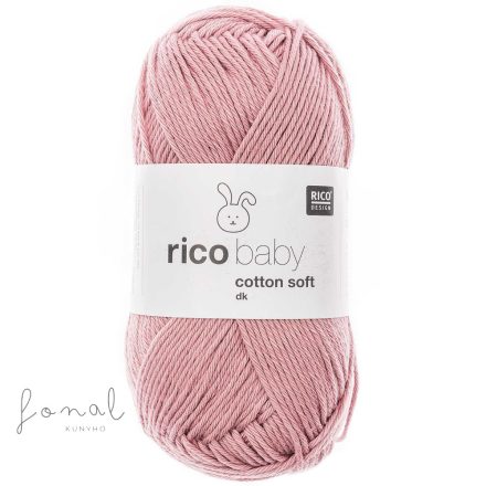 Füstös rózsa Rico Baby Cotton Soft babafonal