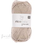 Kókuszdió árnyalatú Rico Baby Cotton Soft babafonal