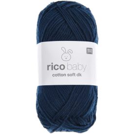 Rico Baby Cotton Soft dk pamut babafonal - 080 - Indigókék