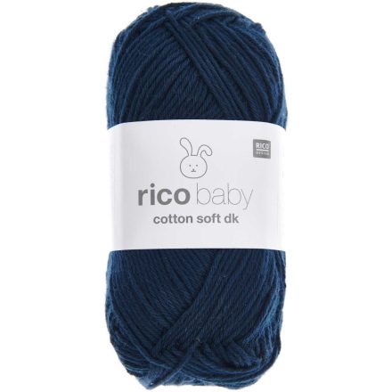 Indigókék Rico Baby Cotton Soft babafonal