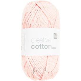   Rico Creative Cotton aran 100% pamut fonal - 02 Halványrózsa