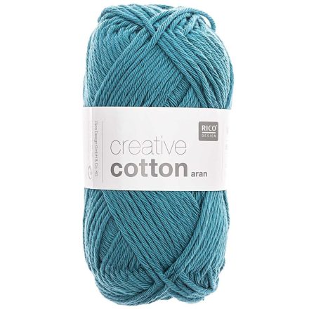 Rico Creative Cotton aran 100% pamut fonal - 47 Petrol