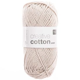   Rico Creative Cotton aran 100% pamut fonal - 22 Ezüstszürke