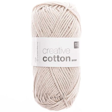 Rico Creative Cotton aran 100% pamut fonal - 22 Ezüstszürke