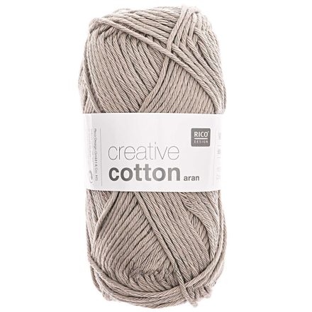 Rico Creative Cotton aran 100% pamut fonal - 52 Gyöngyszürke