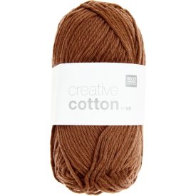 Rico Creative Cotton aran 100% pamut fonal - 57 FAHÉJ
