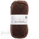 Rico Creative Cotton aran 100% pamut fonal - 58 Csokoládé barna