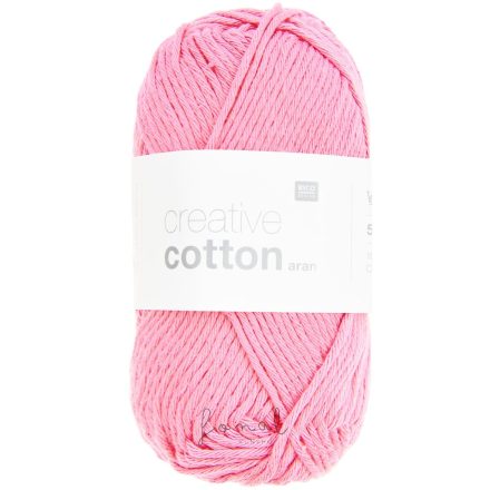 Rico Creative Cotton aran 100% pamut fonal - 64 CUKORRÓZSASZÍN