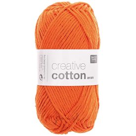 Rico Creative Cotton aran 100% pamut fonal - 74 NARANCS
