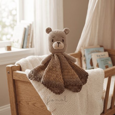 Ricorumi Baby Blankies Teddy maci horgolókészlet