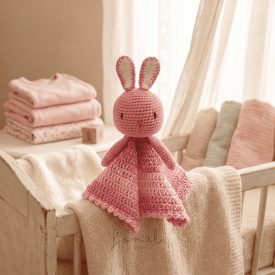 Ricorumi Baby Blankies nyúl baba horgolókészlet