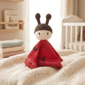 Ricorumi Baby Blankies katicabogár horgolókészlet