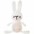 Horgoló készlet Ricorumi Állatok NYÚL Ricorumi Mini Easy Crochet Set – Häschen