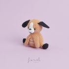 Horgoló készlet Ricorumi Állatok  KUTYA Ricorumi Mini Easy Crochet Set – Hund