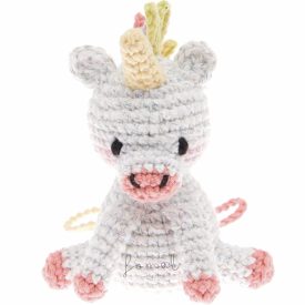   Horgoló készlet Ricorumi Állatok EGYSZARVÚ Ricorumi Mini Easy Crochet Set – Einhorn