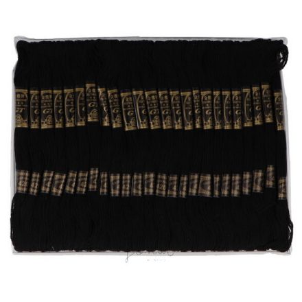 GT osztott hímzőfonal  50 db -os készlet fekete