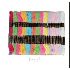   GT osztott hímzőfonal  100 db -os készlet 50 különbőző szín