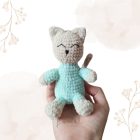 Fonalválogatás a plüss cica mintához