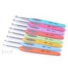 Horgolótű csúszásmentes fogantyúval (5,5 mm, 6 mm)