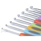 Horgolótű csúszásmentes fogantyúval (5,5 mm, 6 mm)