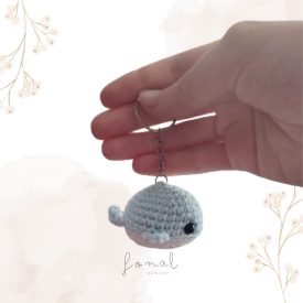   Bálna kulcstartó - Ingyenes amigurumi minta (PDF) - Nem kell kosárba tenni