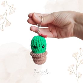   Kaktusz kulcstartó - Ingyenes amigurumi minta (PDF) - Nem kell kosárba tenni