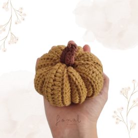   Tök dekoráció ingyenes amigurumi minta PDF - nem kell kosárba tenni