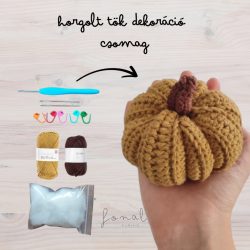   DIY Amigurumi alapcsomag - Őszi tök dekoráció (PDF mintával!)